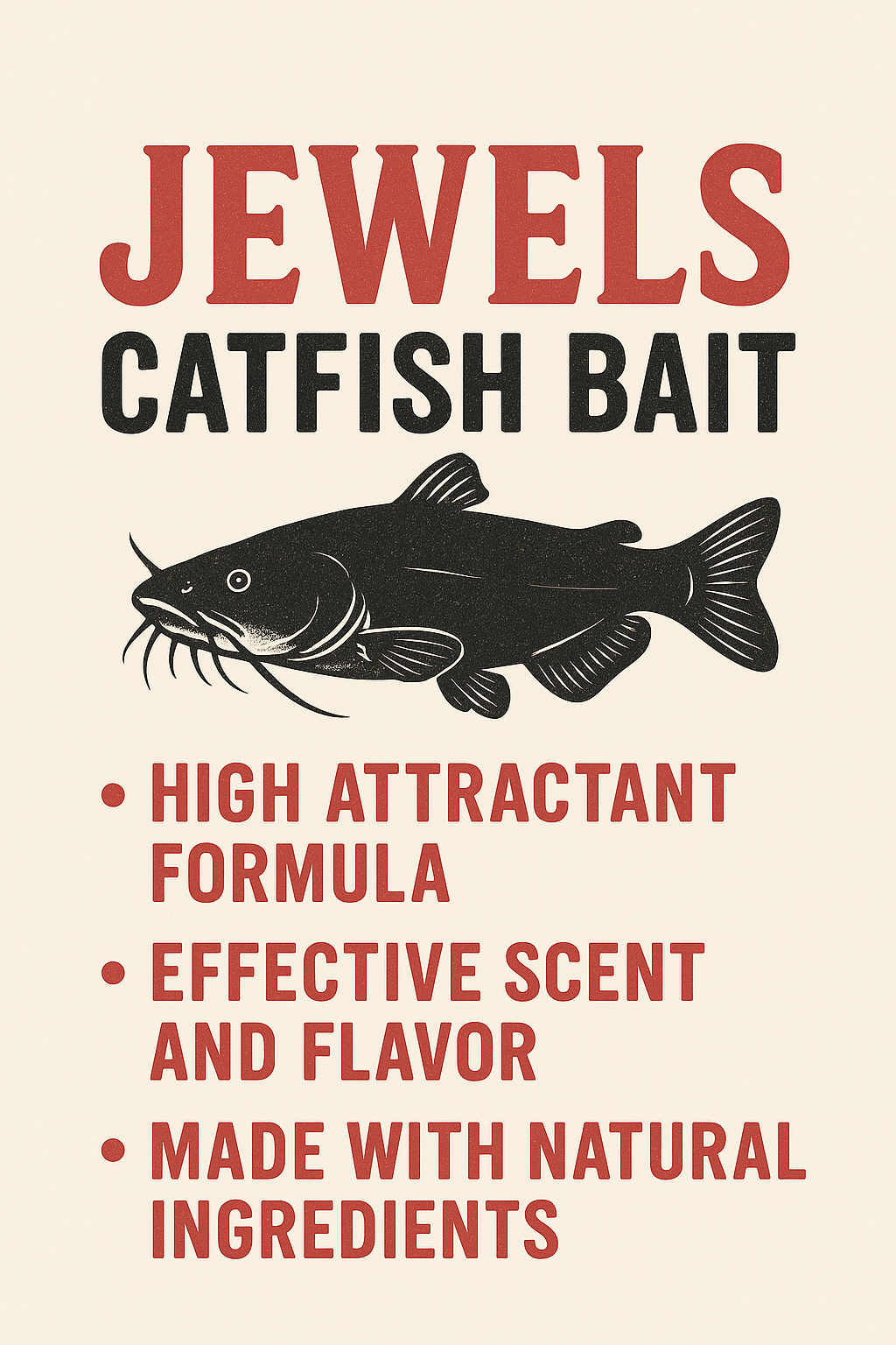 Jewel's Catfish Bait - Pre-Filled Bait Pouches - Shad Madness