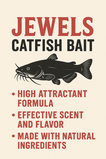 Jewel's Catfish Bait - Pre-Filled Bait Pouches - Shad Madness